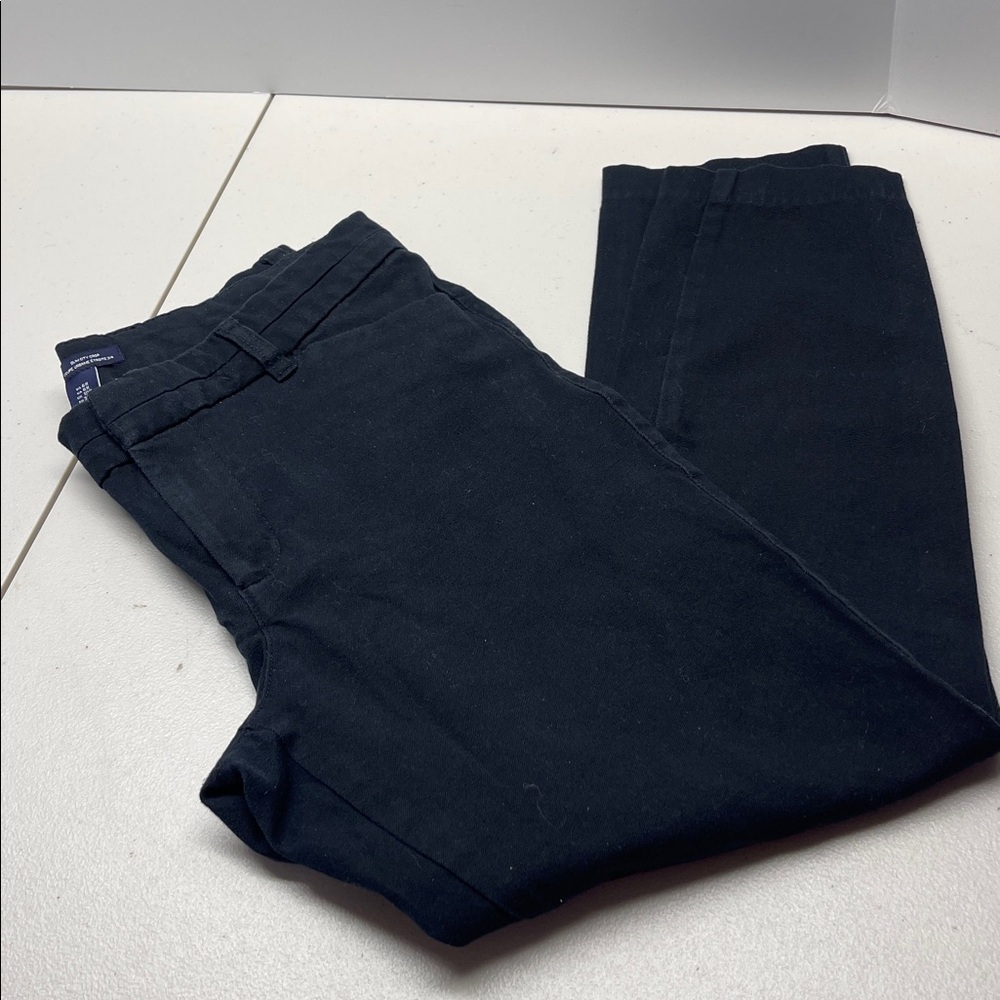 GAP Navy Black City Crop  Coton Pants, size 6R
